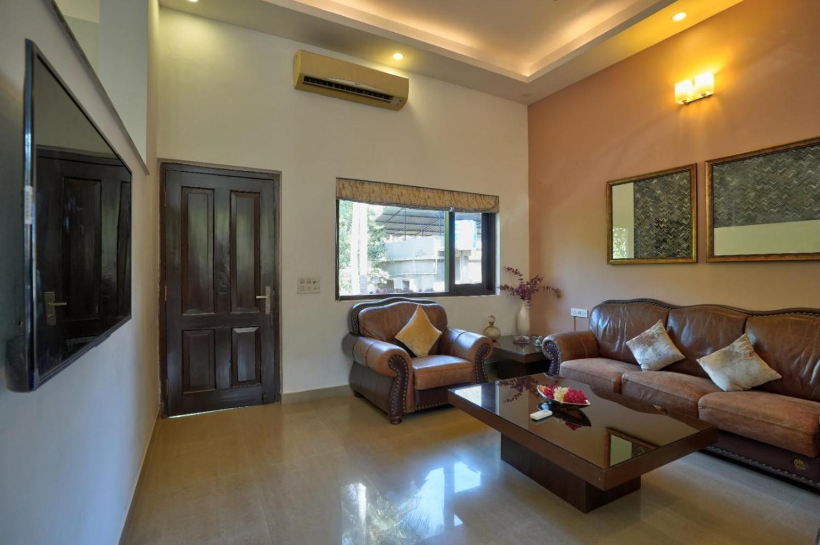 Private Pool 3Bhk Villa Near Candolim Nerul  Luaran gambar